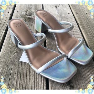 Target A New Day iridescent heels size 6.5, 7.5, 8.5